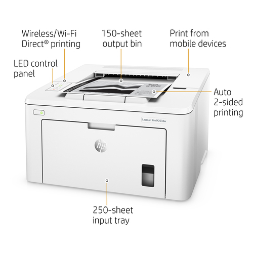 HP LaserJet Pro M203DW Mono Laser Printer | CartridgesDirect