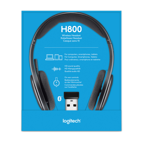981 000338 Logitech Wireless Headset H800 Convena Com