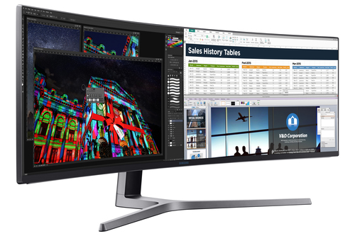 LC49HG90DMRXEN: Samsung C49HG90DMR - CHG9 Series - QLED-Monitor - Curved -  124 cm (49\