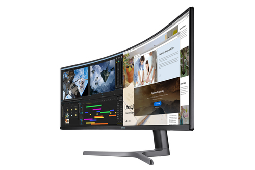 LC49RG90SSRXEN: Samsung C49RG90SSR - QLED-Monitor - Curved - 124 cm (49\